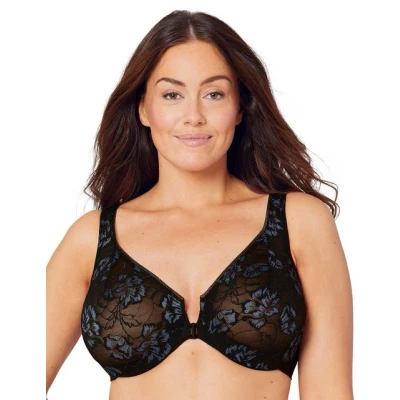 Abbildung von Glamorise Damen 9246 Plunge Bra, Schwarz, 90B EU