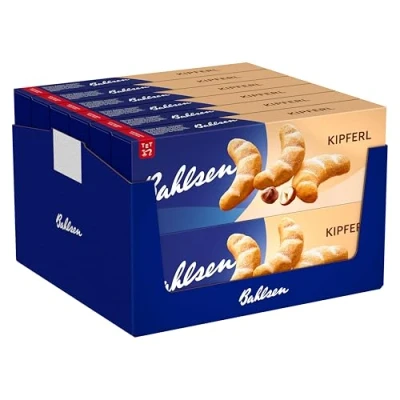 Abbildung von Bahlsen Kipferl 12er Pack Mürbegebäck mit fein gemahlenen Haselnüssen (12 x 125 g)
