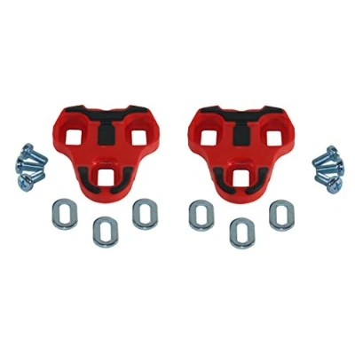 Abbildung von cyclingcolors Cleats kompatibel mit Look KEO Grip ROT 9 PEDALPLATTEN Paar SCHUHPLATTEN Pedal Fahrrad RENNRAD PEDALPLATTE