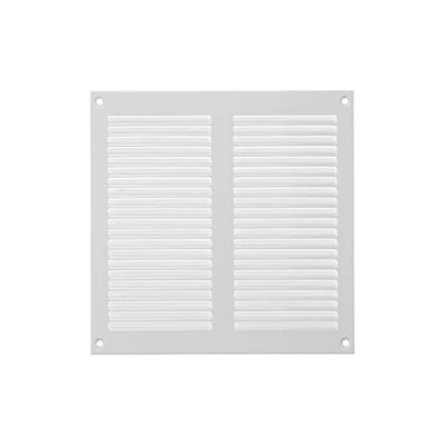 Abbildung von 20 x cm weiße Abdeckung der Entlüftung Stahlrücklauf Luftgitter für Decke und Seitenwand HVAC mit Insektenschutz (200 200 mm, weiß)