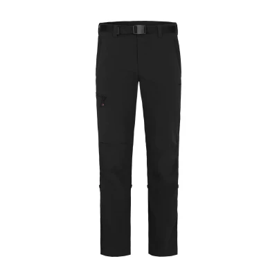 Abbildung von Bergson Outdoorhose REDWOOD Herren Wanderhose, vielseitig, pflegeleicht, Kurzgrößen, schwarz