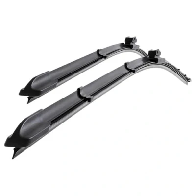 Abbildung von Mossa Vordere Scheibenwischer kompatibel mit Volvo V40 II (09.2012 2019) flache Wischerblätter. Wischerblätter Set für Frontscheibe (Fahrer + Beifahrerseite) (650 mm / 480 mm)