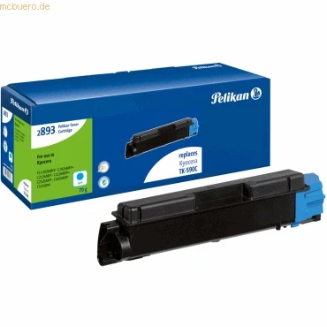 Abbildung von Pelikan Toner kompatibel mit Kyocera TK 590C cyan