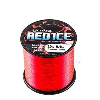 Abbildung von Ultima Red Ice Meeresangelschnur, Fluo Rot, 20