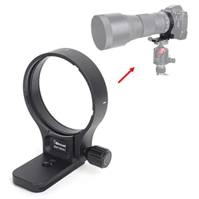 Abbildung von iShoot Stativschelle Stativring Objektiv Montage Stativ Halterungsring Halterung für Sigma 150 600mm f/5 6.3 DG OS HSM Contemporary TS 71, unten ist Arca Swiss Fit Kameraplatte Schnellwechselplatte