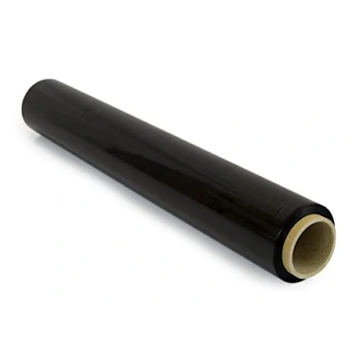 Abbildung von Film Rot zum Verpacken von 50 cm x 300 m Länge, elastische Folie, manuelle Verpackung (Schwarz, 1 Rollen)