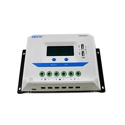 Abbildung von EPEVER® VS6048AU PWM Laderegler charge controller 60A, 12V/24V/36V/48V mit LCD Dispaly USB Anschluss VS AU Serie