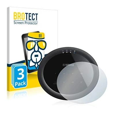 Abbildung von BROTECT Schutzglas für Yamaha MusicCast 20 (3 Stück) Schutzfolie Panzer Folie Glas [Extrem Kratzfest 9H, Anti Fingerprint, Ultra Transparent]