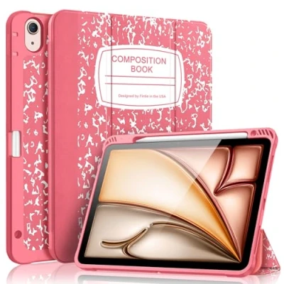 Abbildung von Fintie SlimShell Flexible TPU Rückschale mit Stifthalter für iPad Air 11 Zoll M2 (2024), 5. Generation (2022) / 4. (2020) 10,9 in