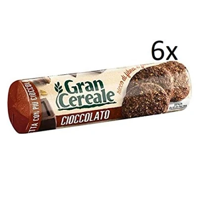 Abbildung von 6x Mulino bianco Gran Cereale Schokolade Fasern kekse Multi Cerealien 230g