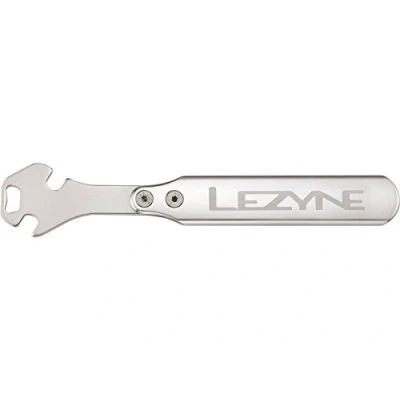 Abbildung von LEZYNE Herren Werkzeug Pedalschlüssel CNC mit int, Silber, 278 x 134 mm