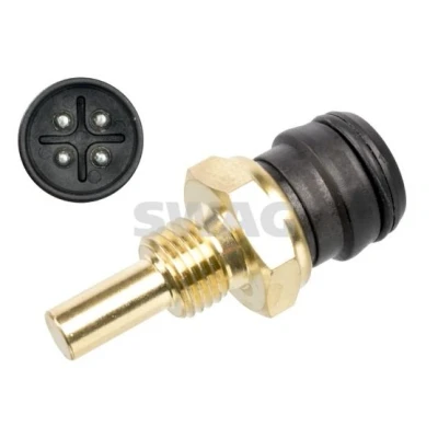 Abbildung von SWAG 99 90 7015 Kühlmitteltemperatursensor schwarz MERCEDES BENZ: W124 Limousine, C Klasse 190