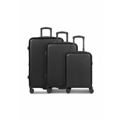 Abbildung von BUGATTI Koffer Set 3 teilig für Damen und Herren Reise Trolleys 49 x 30 75 cm aus hochwertigem, stoßfestem ABS Material Erweiterbar &amp; TSA Schloss Valencia 2.0 Serie