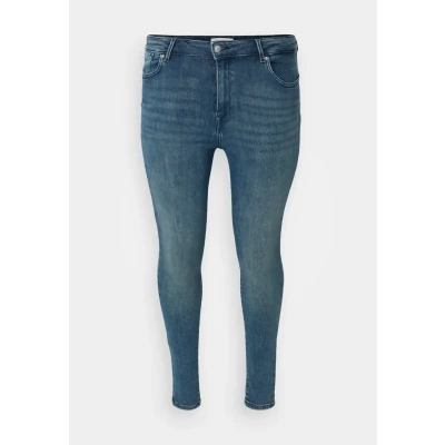 Abbildung von ONLY Carmakoma Carpower MID Pushup Jeans Skinny Fit, Damen, Größe: 50x32, Special blue grey denim