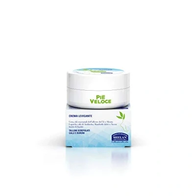 Abbildung von Helan, Piè Veloce, Chapped Dry Feet Cream, Heel Cream with Urea and Essential Oils Smoothing Moisturizer against Corns Calluses, Sweet Mandel Oil, 50ml Made in Italy