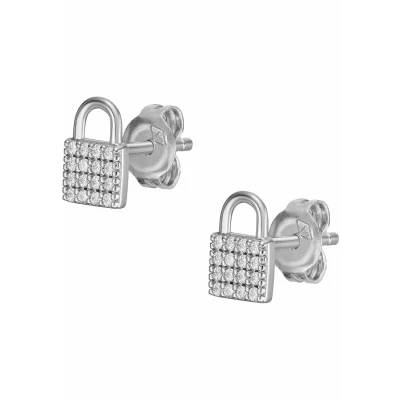 Abbildung von Fossil Stecker Ohrringe, Damen, Größe: One Size, Silber