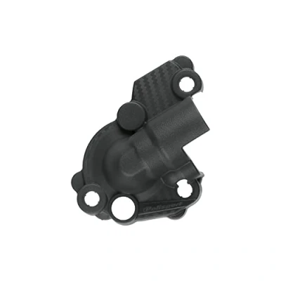 Abbildung von POLISPORT 8484500001 Wasserpumpenschutz Hartschale mit sehr widerstandsfähiger und schlagfester Kompatibel Motorrädern YAMAHA in Farbe Schwarz