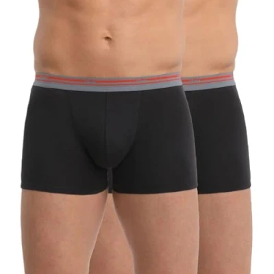 Abbildung von Dim Boxershorts Classic Colors Aus Stretch Baumwolle Komfort Herren x4, Black, M