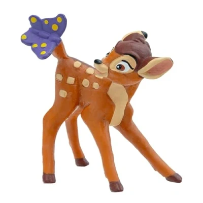 Abbildung von Bullyland 12420 Spielfigur Bambi aus Walt Disney Bambi, ca. 6,5 cm, detailgetreu, ideal als kleines Geschenk für Kinder ab 3 Jahren