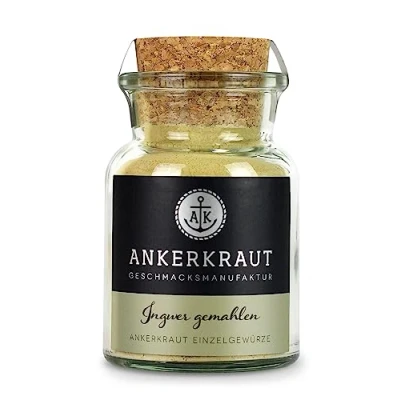Abbildung von Ankerkraut Ingwer, gemahlen, Ingwer Pulver, 65g im Korkenglas