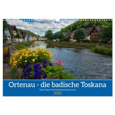 Abbildung von Ortenau die badische Toskana (Wandkalender 2025 DIN A3 quer), CALVENDO Monatskalender