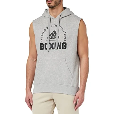 Abbildung von Adidas CLSH21 B 107 COMMUNITY 21 SLEEVELESS HOODY BOXING Sweatshirt Unisex Medium Grey HeatherBlack S