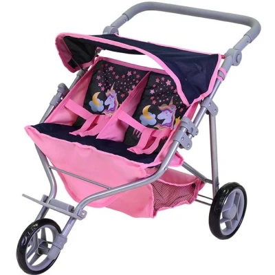 Abbildung von Knorrtoys® Puppen Zwillingsbuggy Duo Magic Unicorn
