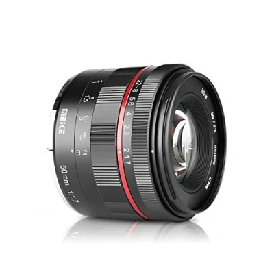 Abbildung von MEIKE MK 50MM F/1.7 Prime Lens Compatible with Sony Full Frame Camera Such as A7II A9 (E Mount)