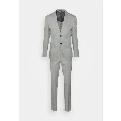Abbildung von Jack &amp; Jones Premium Jprfranco Check Anzug, Herren, Größe: 50, Light gray