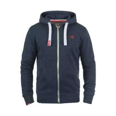 Abbildung von Solid Sdbennzip Sweatjacke, Herren, Größe: Medium, Blue melange