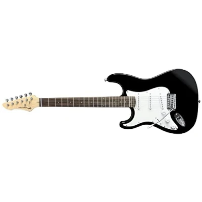 Abbildung von GEWA E Gitarre schwarz, Linkshänder Modell, RC 100 PS503101 ***NEU***