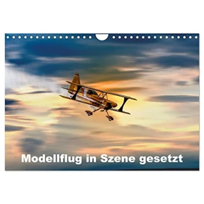 Abbildung von Modellflug in Szene gesetzt (Wandkalender 2025 DIN A4 quer), CALVENDO Monatskalender