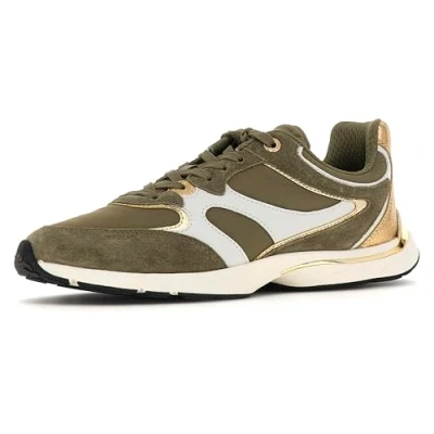Abbildung von Michael Kors Riley Trainer Sneaker low, Damen, Größe: 40.5, Safari green Schuhe