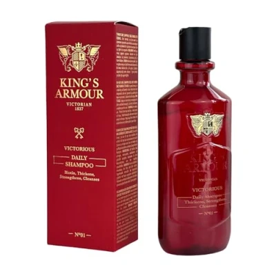Abbildung von King’s Armour VICTORIOUS Daily Shampoo Biotin, Verdickt, Stärkt, Reinigt, 350ml