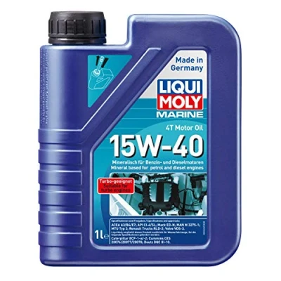 Abbildung von LIQUI MOLY Marine 4T Motor Oil 15W 40 1 L Boot mineralisches Motoröl Art. Nr.: 25015, farblos