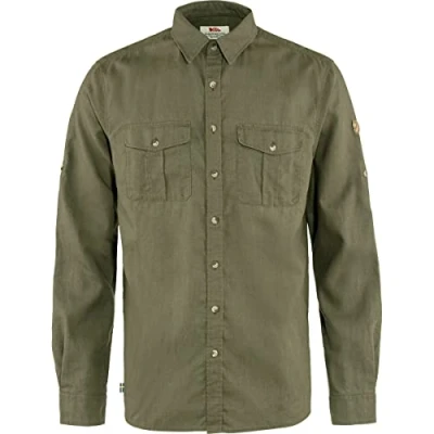 Abbildung von Fjallraven 87208 620 Övik Travel Shirt LS M Herren Green Größe S