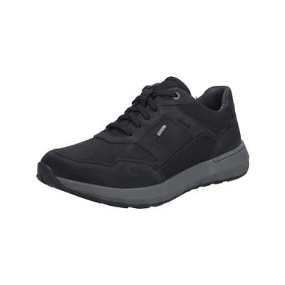 Abbildung von Josef Seibel Herren Low Top Sneaker Cameron 52,Weite G (Normal),Wechselfußbett,wasserdicht,Laufschuhe,schnürschuhe,schwarz,44 EU