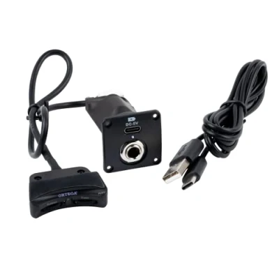 Abbildung von Ortega Guitars Ukulele wiederaufladbares Onboard Active Preamp &amp; Piezo Pickup System w/Soundhole Contros (MAGUSFLY/U)