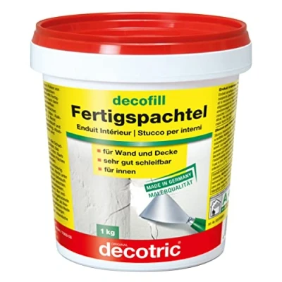 Abbildung von decotric® Spachtelmasse Decotric Decofill Fertigspachtel 1 kg