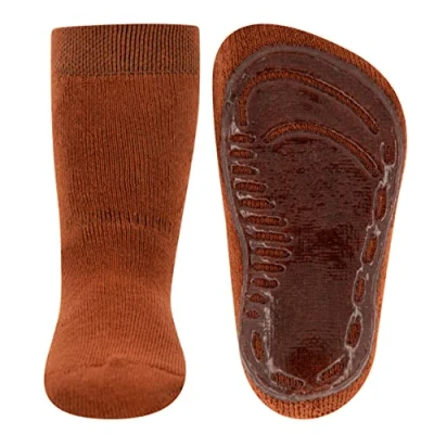 Abbildung von Ewers Softstep Plain Socken für Kinder, Größe: 25 26, Kupfer