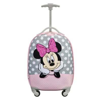 Abbildung von Samsonite Disney Ultimate 2.0 Spinner 46/16 Minnie Mouse Glitter Koffer mit 4 Rollen Kindertrolley Mädchen&amp;Junge Hartschale Kinderkoffer