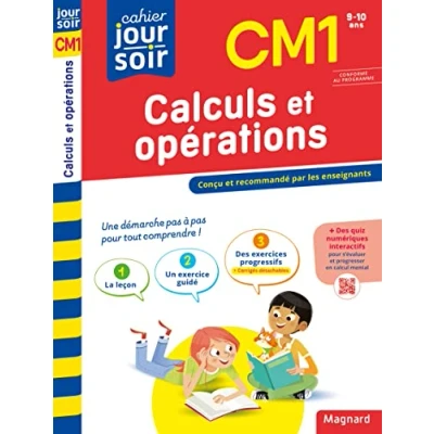 Abbildung von Calculs et opérations CM1 Cahier Jour Soir: Conçu recommandé par les enseignants