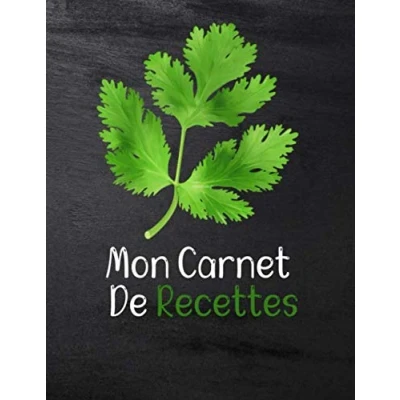 Abbildung von Mon Carnet De Recettes: GRAND FORMAT 100 FICHES RECETTES A REMPLIR : Livre cuisine original et Personnalisable