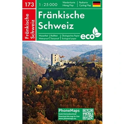 Abbildung von Fränkische Schweiz, Wander Radkarte 1 : 25 000 (PhoneMaps Deutschland, Band 173)