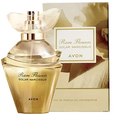 Abbildung von Avon Rare Flowers Solar Narcissus Eau de Parfum Spray 50ml blumig Moschus neuer Duft aus der Serie für Frauen