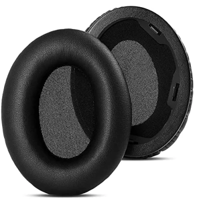Abbildung von HTINDUSTRY Premium Ohrpolster Ersatzkissen Kompatibel mit Beats by Dr.DRE Studio 1.0 Kopfhörer weicherem Proteinleder/Memoryschaum