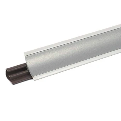 Abbildung von DQ PP 3m WINKELLEISTE Aluminium matt 23 x 23mm PVC GRATIS Schrauben Küchenleiste Arbeitsplatte Abschlussleiste Leiste Küche Küchenabschlussleiste Wandabschlussleiste Tischplattenleisten