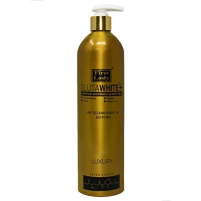 Abbildung von First Lady Glutawhite + Ägyptische Hautaufhellungslotion 500 ml mit L Glutathion, Papaya, Karotte, Vitamin E