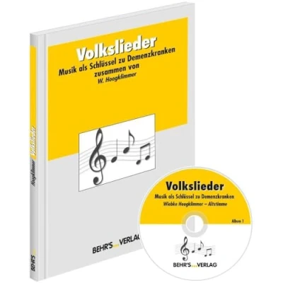 Abbildung von Volkslieder: Audio CD und Liederbuch; Musik als Schlüssel zu Menschen mit Demenz