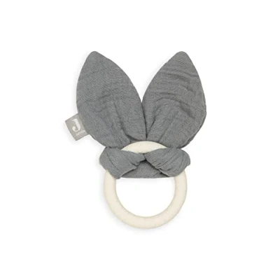Abbildung von Jollein Silikon Beißring Bunny Ears Grau